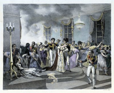 Durante a celebração do casamento de Napoleão I com Marie Louise na Embaixada da Áustria em Paris, em 01/07/1810, um incêndio deflagrou. Houve várias mortes. Napoleão I mais tarde criou os Bombeiros. de French School