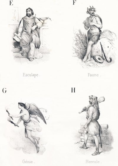 EFGH: Æsculapius Science, Genie Hercules de French School