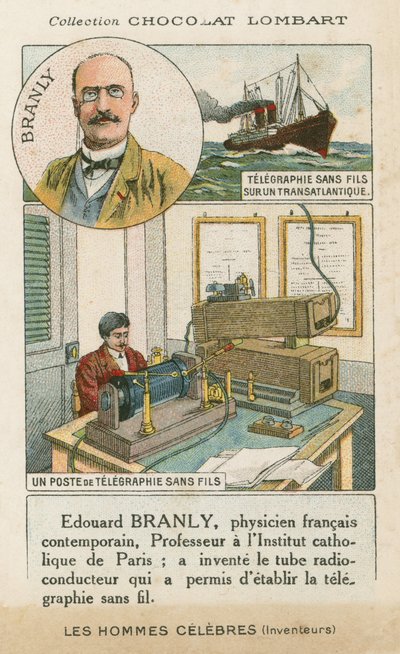 Edouard Branly, físico e inventor francês de French School