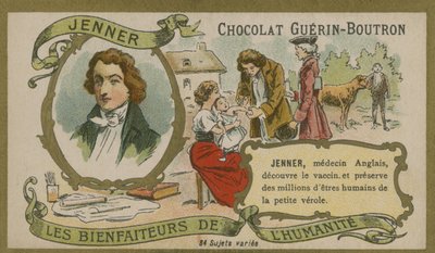 Edward Jenner, médico e cientista inglês de French School