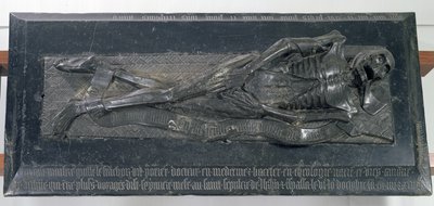 Efígie de Guillaume Lefranchois (d.1446) conhecido como Potier, Doutor e Cônego de Bethune, 1446 de French School