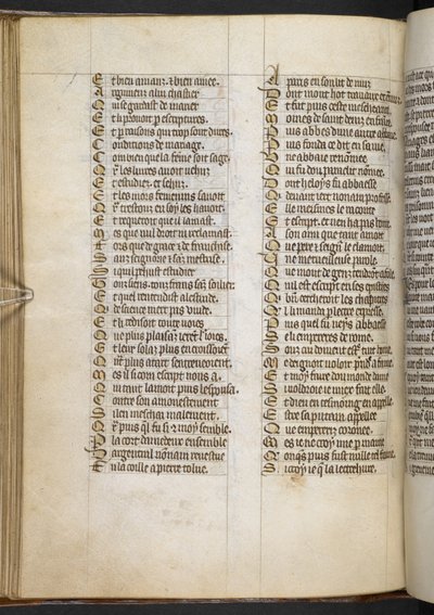 Egerton MS 881 f.65v, Guillaume de Lorris e Jean de Meun, Roman de la Rose (vellum) de French School