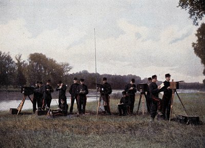 Telegrafia Elétrica e Ótica - em "Álbum Militar" de French School