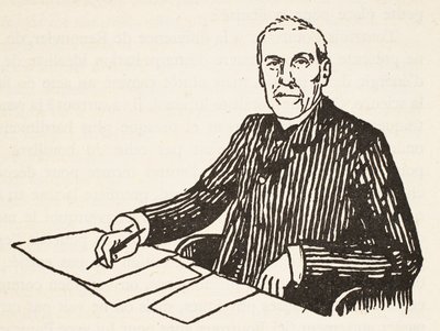 Emile Boutroux, cópia de Boris Mestchersky (n.1957), Ilustração da História da Nação Francesa, Ciências, Volumes I e II, de Gabriel Hanotaux (1853-1944), 1924 de French School