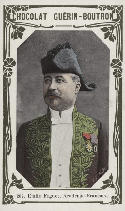 Emile Faguet, Academie-Francaise (foto colorida) de French School