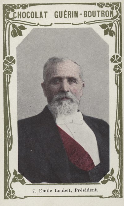 Emile Loubet, presidente (foto colorida) de French School