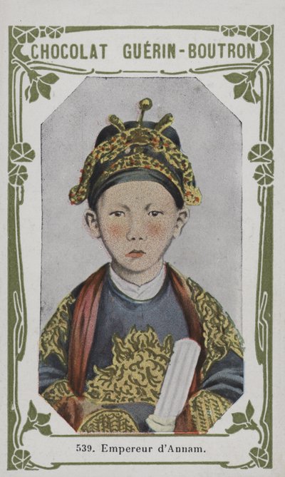 Imperador de Annam (foto colorida) de French School