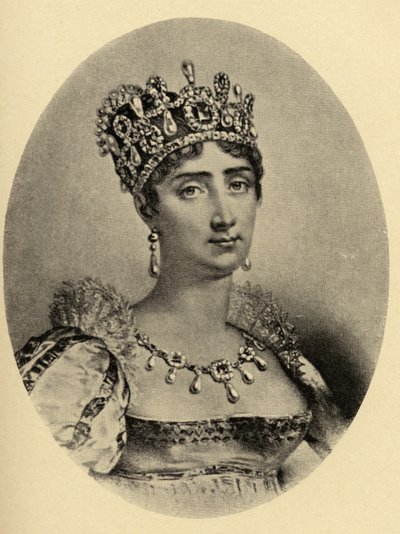 Imperatriz Josephine (1763-1814) ilustração de &39;Pequenas jornadas para as casas de mulheres famosas&39;, publicado de 1897 de French School