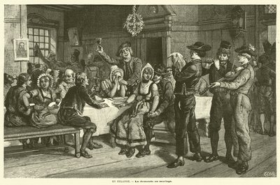 En Zelande (gravura) de French School