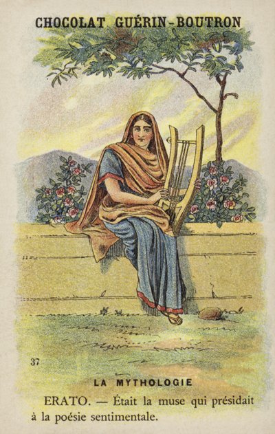 Erato, a musa da poesia lírica de French School