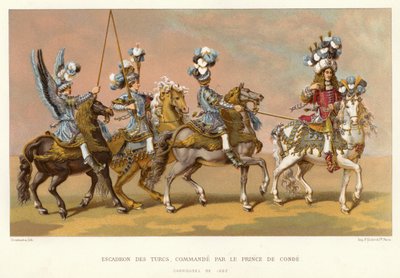 Esquadrão dos Turcos, comandado pelo Príncipe de Conde (chromolitho) de French School