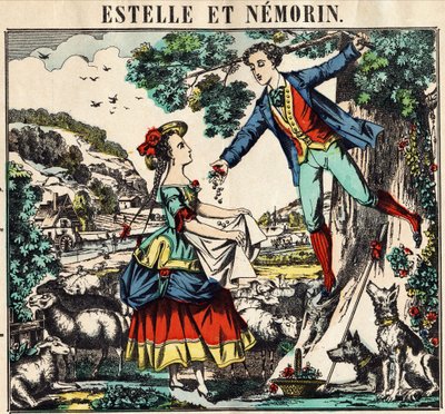 Estelle e Nemorin. Foto da Epinal de French School