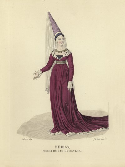 Eurian, esposa do duque de Nevers de French School