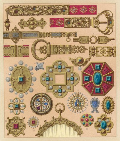Europa XIVth-XVth Cent Costume de French School