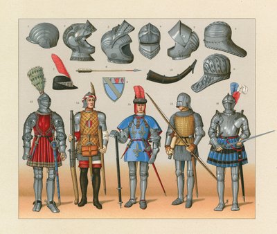 Europa XV-XVIth Cent Costume de French School