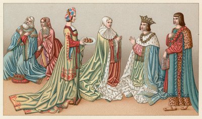 Europa XV-XVIth Cent Costume de French School