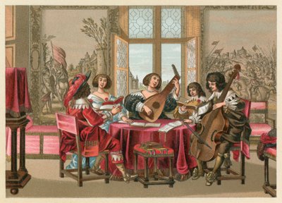 Europa XVIIth Cent Costume de French School
