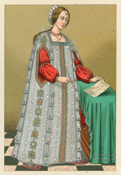 Europa XVI Cent Costume de French School