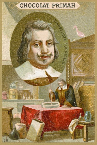 Evangelista Torricelli, físico e matemático italiano de French School