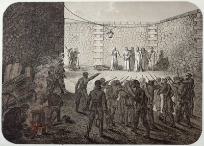 Execução de reféns durante a comuna de 1871 de French School