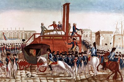 Execução de Luís XVI da França, 21 de janeiro de French School