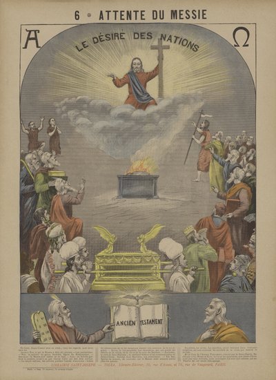 Expectativa do Messias (cor litho) de French School