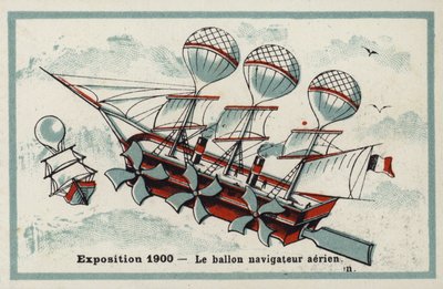 Exposição 1900 - dirigível de French School