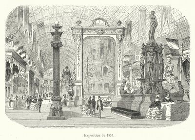 Exposição de 1855 (gravura) de French School
