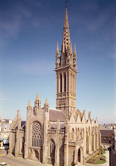 Vista exterior, de, a, chapelle du kreisker, 14th-15th, século de French School