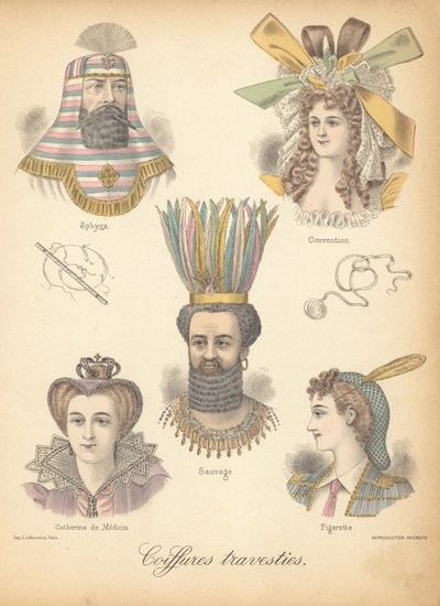 Estilos de cabelo extraordinários de French School