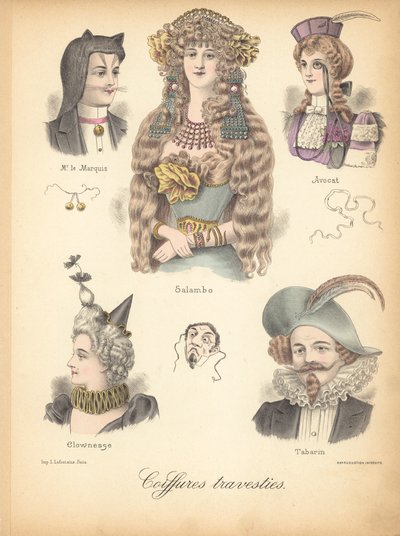 Estilos de cabelo extraordinários de French School
