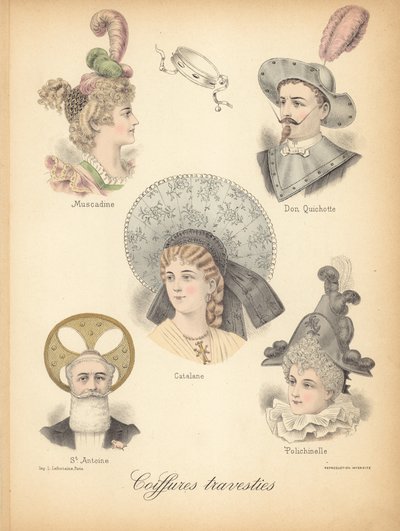 Estilos de cabelo extraordinários de French School