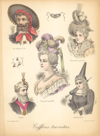 Estilos de cabelo extraordinários de French School