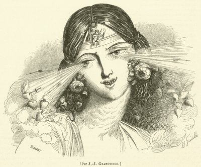 Olhos de amor (gravura) de French School