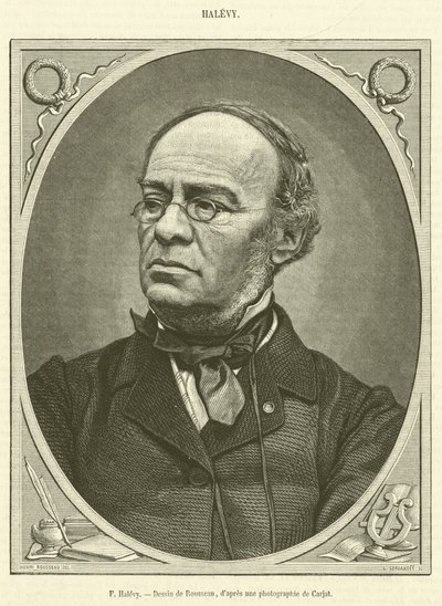 F Halevy (gravura) de French School