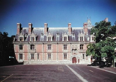 Fachada da ala de Luís XII, 1498-1503 de French School
