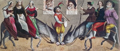 Farsa encenada c.1600 no Teatro do Hotel de Borgonha de French School