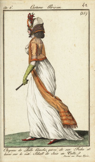 A mulher da moda nos Campos Elísios de French School