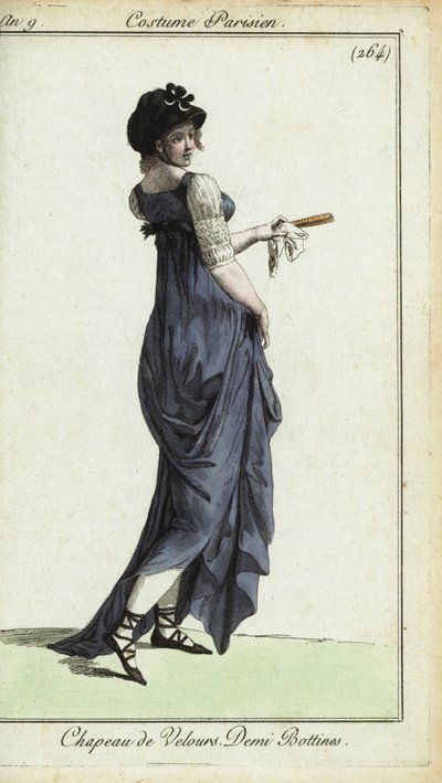 Mulher da moda ou merveilleuse de French School