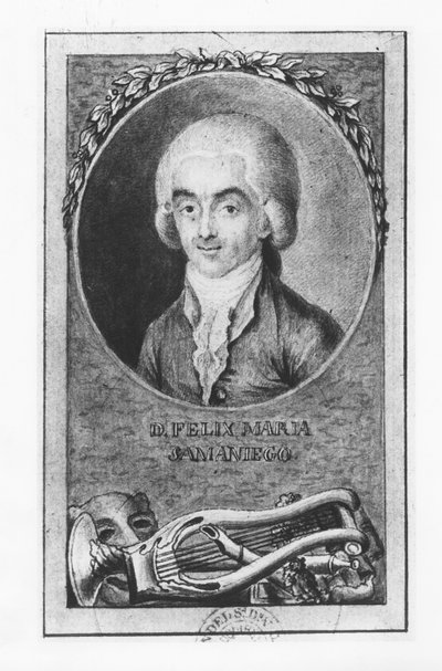 Felix Maria de Samaniego (litho) de French School