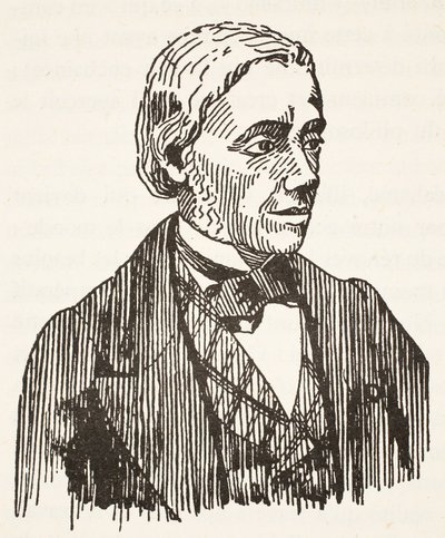 Felix Ravaisson, cópia de Boris Mestchersky (n.1957), Ilustração da História das Nacionalidades Francaise, Ciências, Volumes I e II, por Gabriel Hanotaux (1853-1944), 1924 de French School