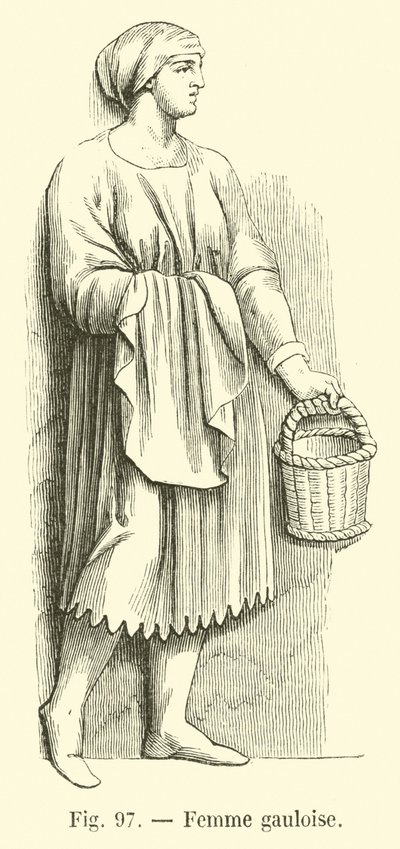 Mulher gaulesa de French School