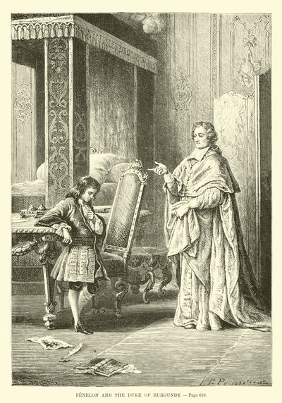 Fenelon e o duque de Borgonha de French School