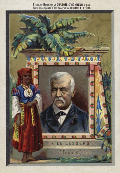 Ferdinand de Lesseps, empreendedor francês e construtor de canais de French School