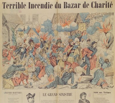 Fogo no Bazar de la Charite, 4 de maio de 1897 de French School