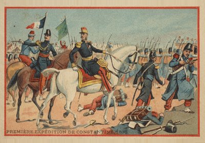 Primeira expedição francesa a Constantino, 1836 de French School