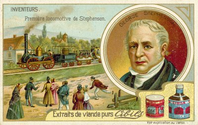 Primeira locomotiva por Stephenson de French School
