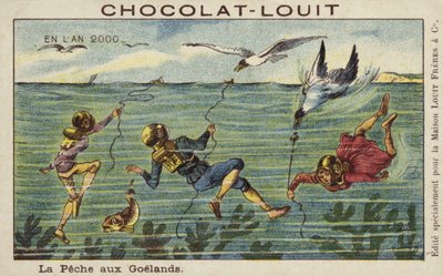Pesca de gaivotas no ano 2000 de French School