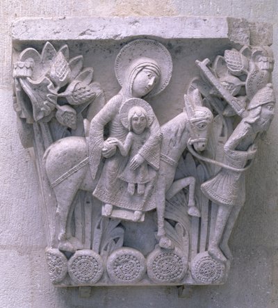 Voo para o Egito, capital original da nave da catedral de French School