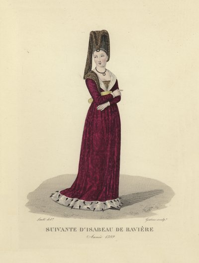 Seguidor de Isabeau da Baviera de French School